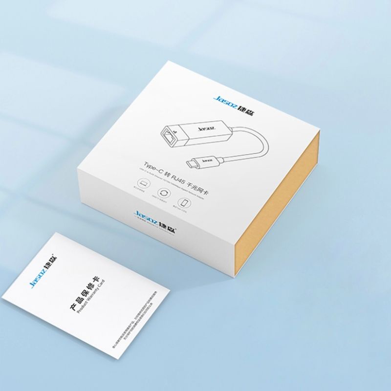 JASOZ USB Type C to RJ45 LAN Adapter Internet Kabel