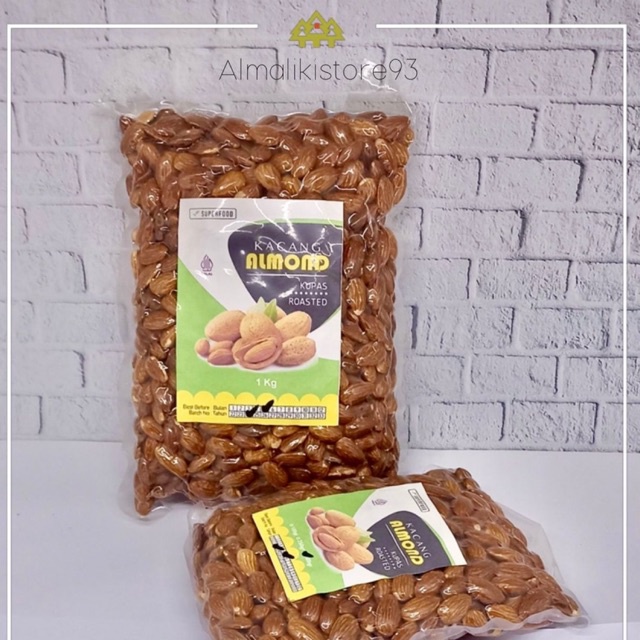 

Kacang Almond Kupas-Panggang/Roasted-1kg-Original Super food