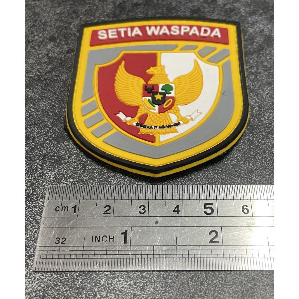 Patch Paspampres (Perisai) - Patch Velcro Paspampres - Prepetan