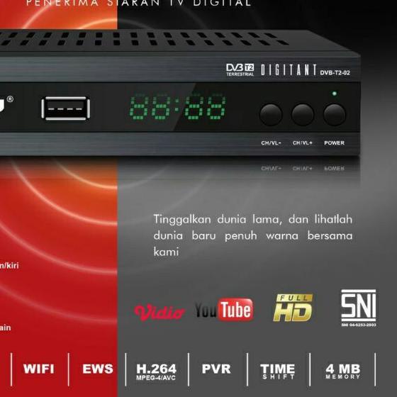 Set Top Box Tv Digital Luby T2-02 Receiver Tv Digital Luby