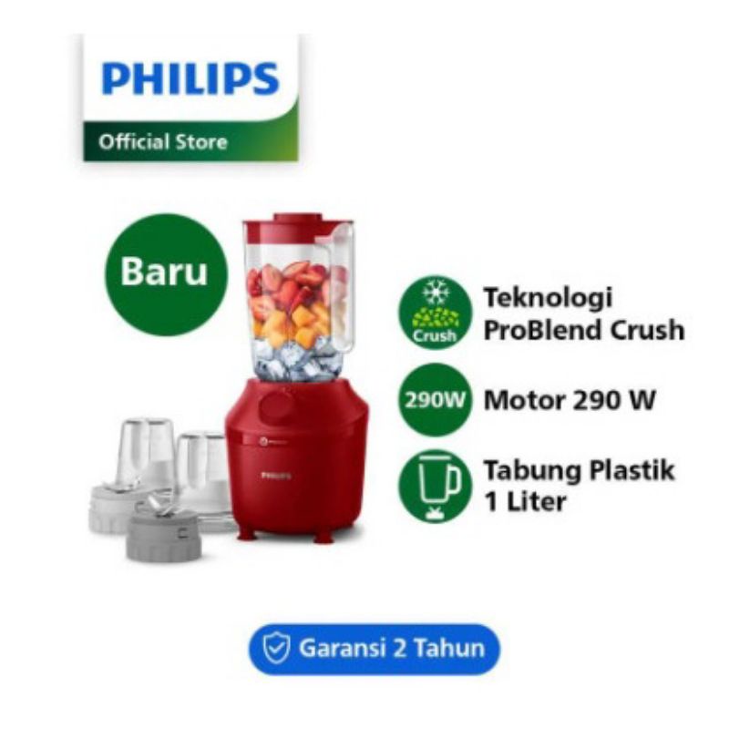 PHILIPS - HR2024 3000 SERIES BLENDER 290W PLASTIC