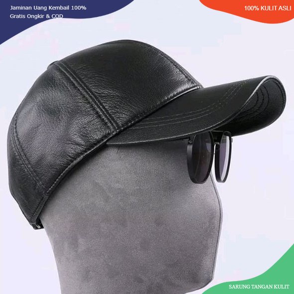Topi kulit/ topi kulit asli pria/topi kulit asli domba/topi kulit original pria /Topi kulit asli