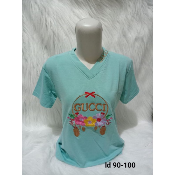 KAOS WANITA  IMPORT BORDIR