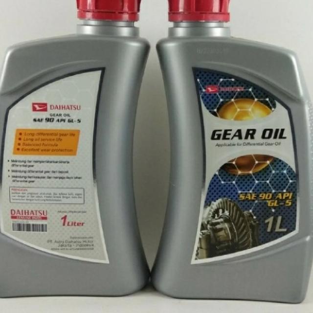 OLI GARDAN DAN OLI TRANSMISI MANUAL DAIHATSU SAE 90 API GL5 OLI MTF -ORIGINAL DAIHATSU