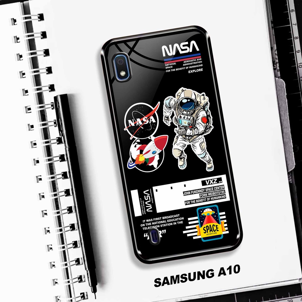 Case Samsung A10 - Case Kaca Samsung A10 - MOTIF ASTRONOT - [ UC-17 ] - Case Samsung A10 TERBARU - C