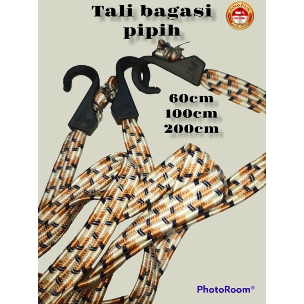 tali ikat barang bagasi motor pipih 200cm//tali bagasi motor multi fungsi