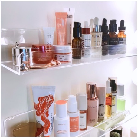 TERMURAH  Rak kosmetik gantung Tempat make up dinding