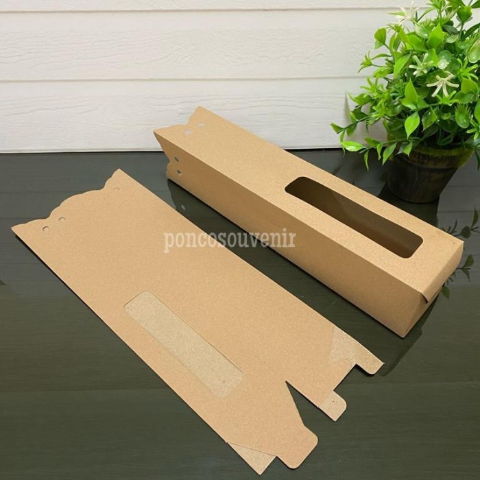 Souvenir Box Tumbler/ Botol 7X7 X 30 Cm