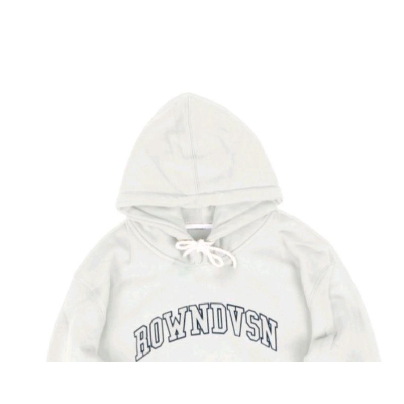 Rowndvsn Hoodie Pullover List White - Black