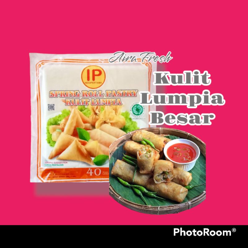 

IP Pastry Kulit Lumpia Besar isi 40 lempar