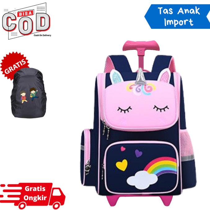 Tas Koper Anak Perempuan Tas Trolley Anak SD
