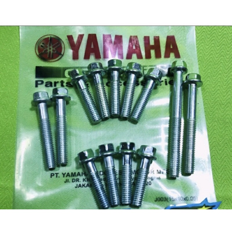 baut blok cvt / baut cover cvt YAMAHA MIO SPORTY MIO SMILE MIO SOUL KARBU 5TL ASSY