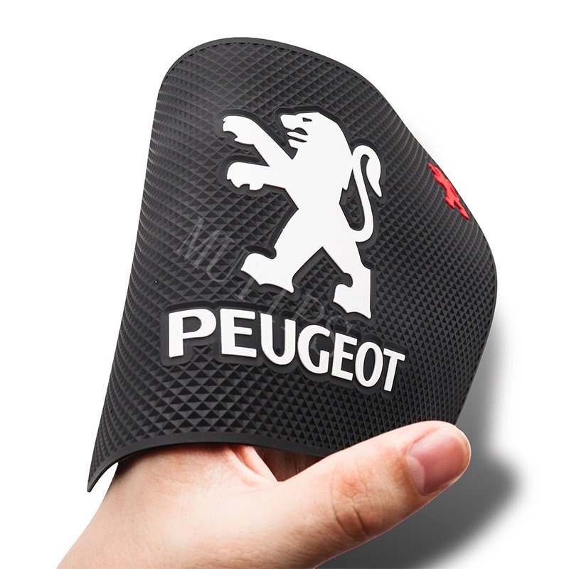 1 / 2Pcs Pad Karet Anti Slip Multifungsi Holder Handphone Untuk Dashboard Mobil Peugeot 3008 / 508 / 408 / 5008 / 206 / 207 / 307 / 308 / 2008 / 406