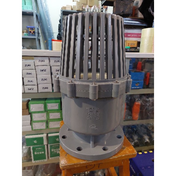 Foot Valve PVC Model Flange 4" Inch