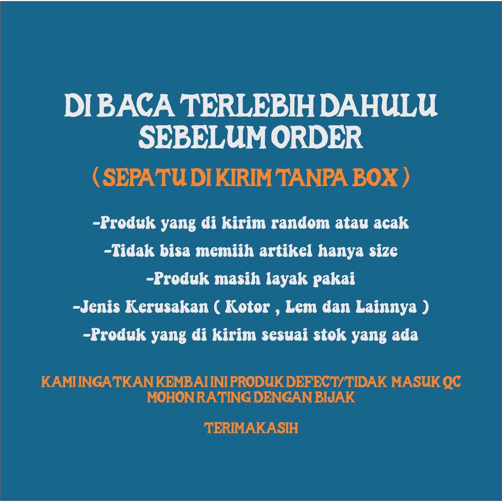 SEPATU HOOKZ.INC - DEFECT SALE