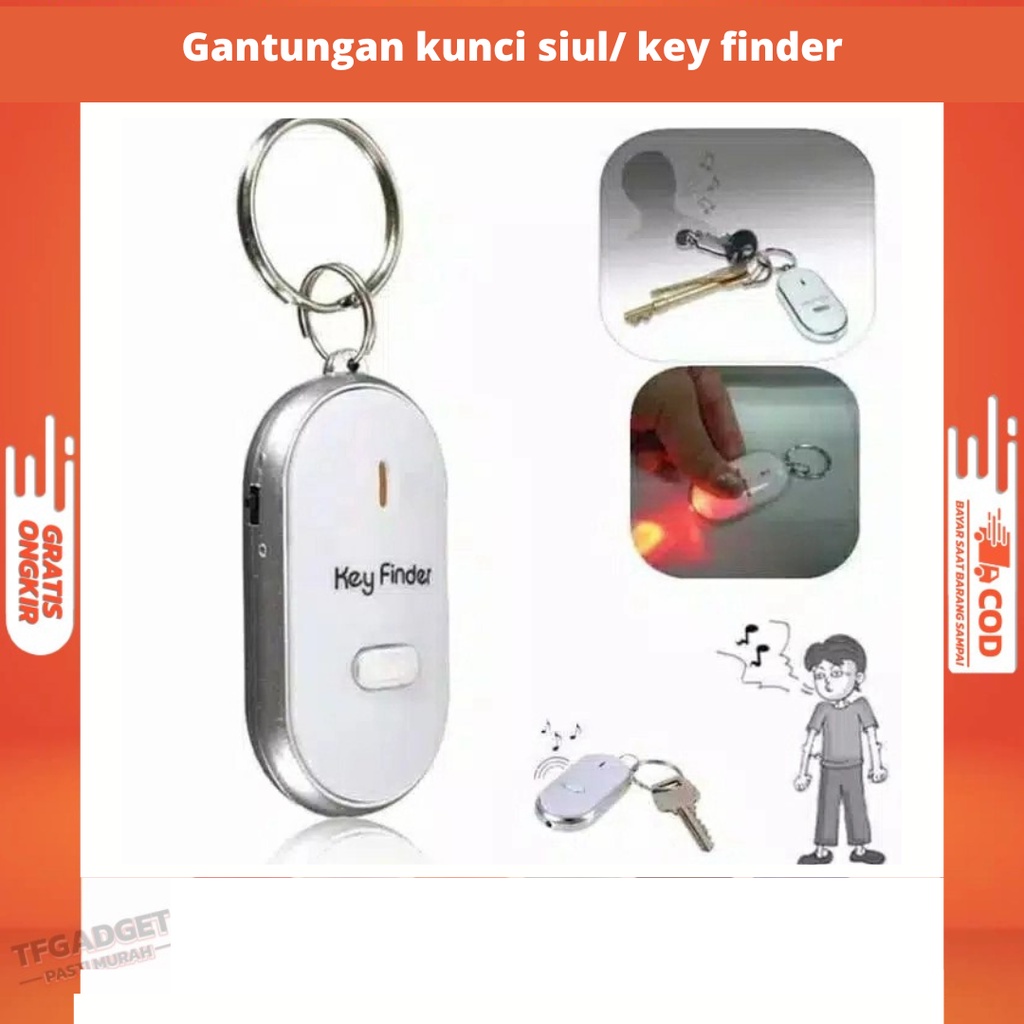 Gantungan kunci siul/ key finder