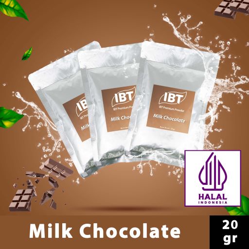 

Bahan Minuman Bubuk Milk Chocolate Coklat IBT All-Purpose Powder Sachet