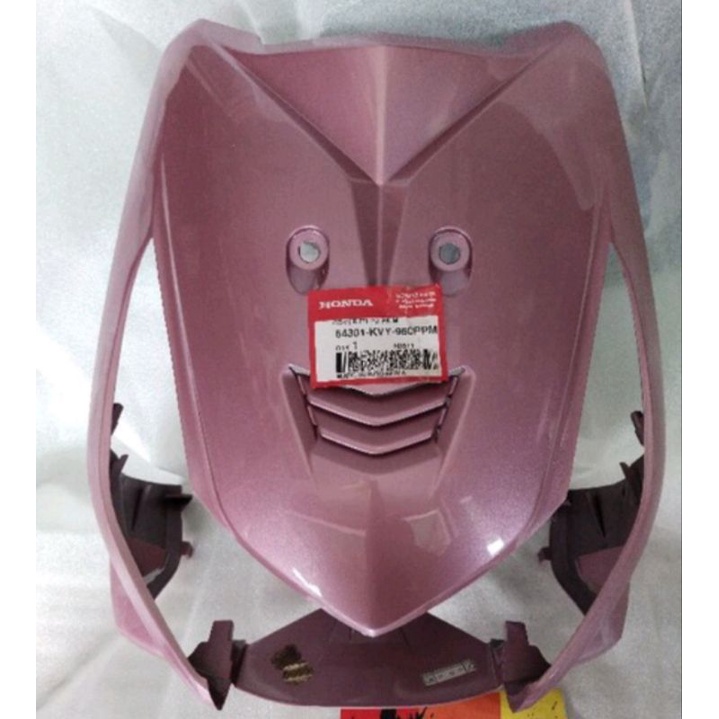 Tameng panel depan beat karbu pink ORI ahm