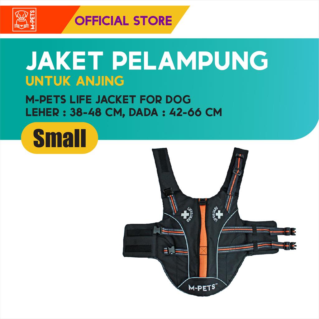 M-Pets Life Jacket For Dogs  Size S / Jaket Pelampung Untuk Anjing