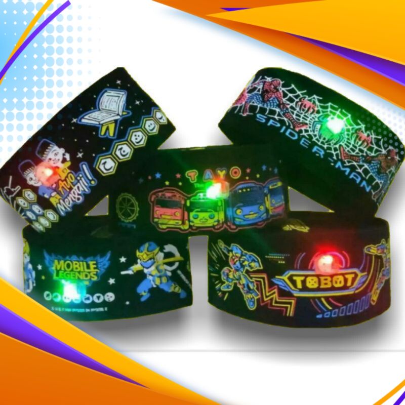 PECI ANAK KARAKTER LED LUCU