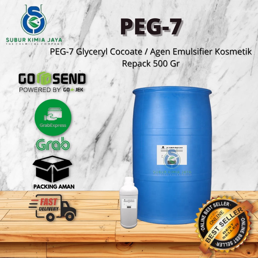 

PEG 7 / Glyceryl Cocoate / Bahan Baku Pomade 500 gr Premium