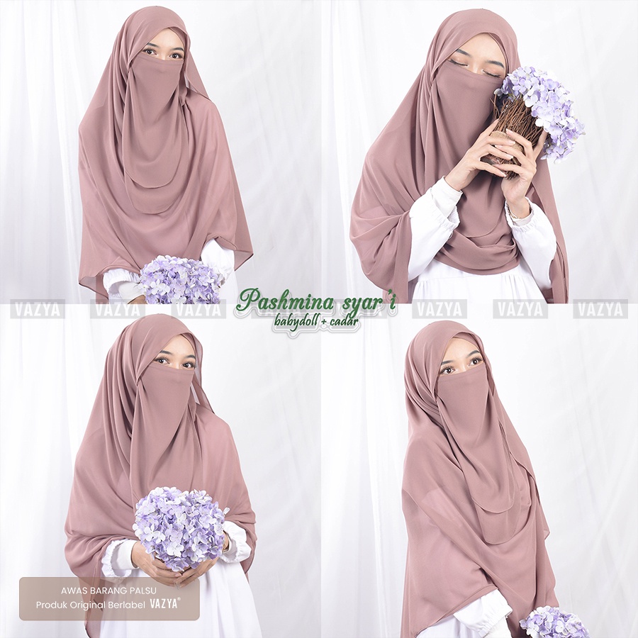 Pashmina Syari Jumbo Ceruty Babydoll 200 x 100 cm