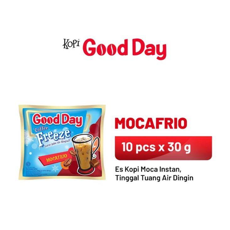 GOOD DAY Coffee Freeze Mocafrio 1 Pack (10 x 30 gr)