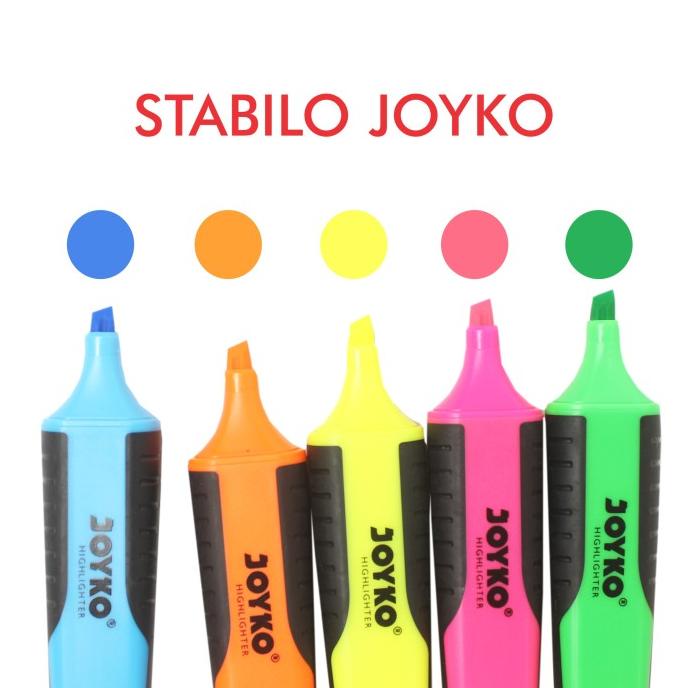 Stabilo Highlighter Joyko Full Color Perlengkapan ATK