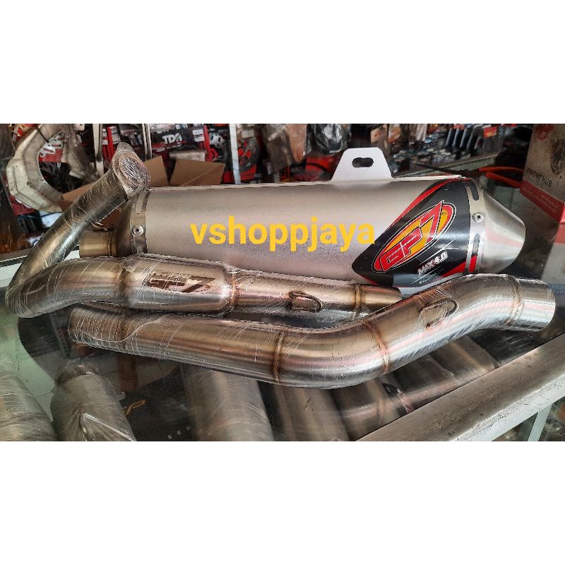 knalpot Racing GP7 max 4.0-spek bore up  klx 150r-Dtracker-crf 150l-Wr155
