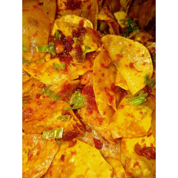 

kripik talas sambalado pedas taste udang teri 500gr