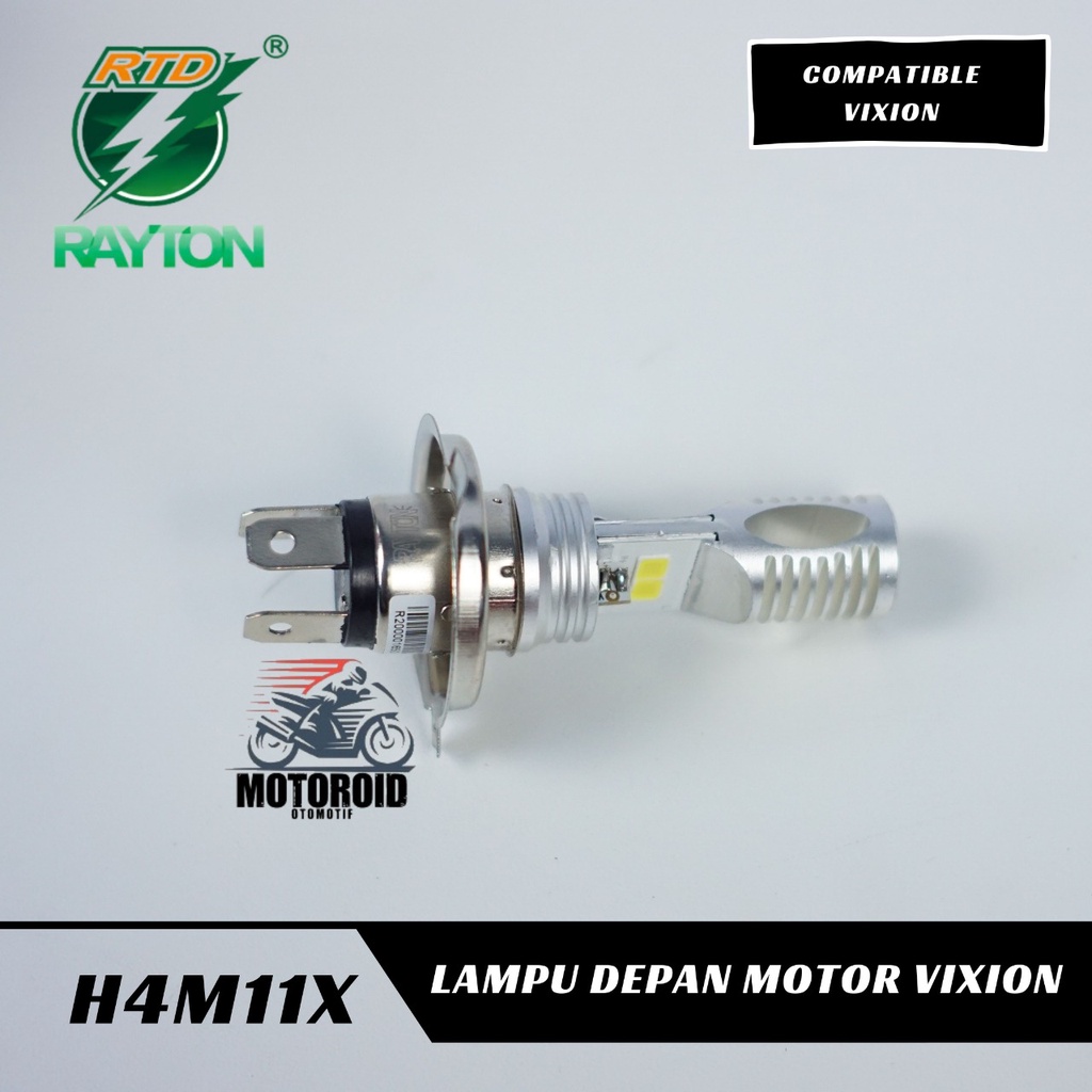 Lampu Motor AC DC RTD M11X H4 Rayton 7 WATT 3 kaki UNIVERSAL