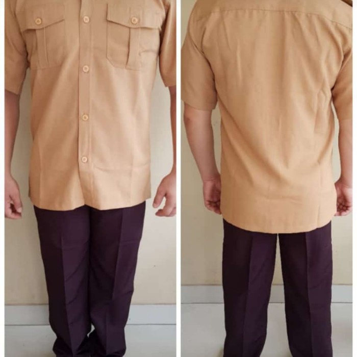 Stelan Pramuka Baju Seragam Pembina Pramuka Pria