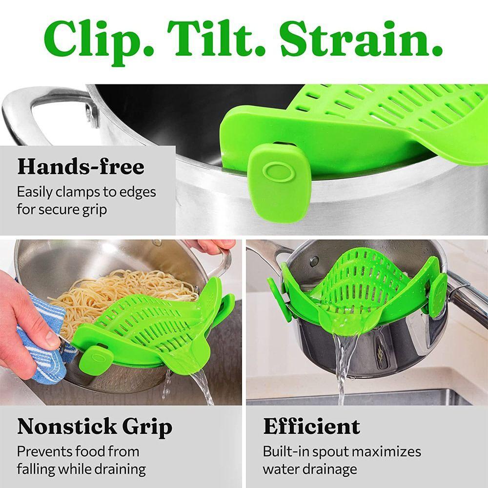 Solighter Saringan Dapur Cuci Aksesoris Filter Air Colander Drainer Draining Cairan Berlebihan