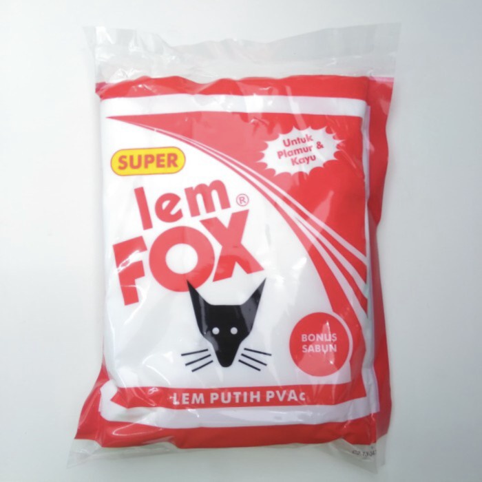 

------] LEM PUTIH FOX 700 gram merah super