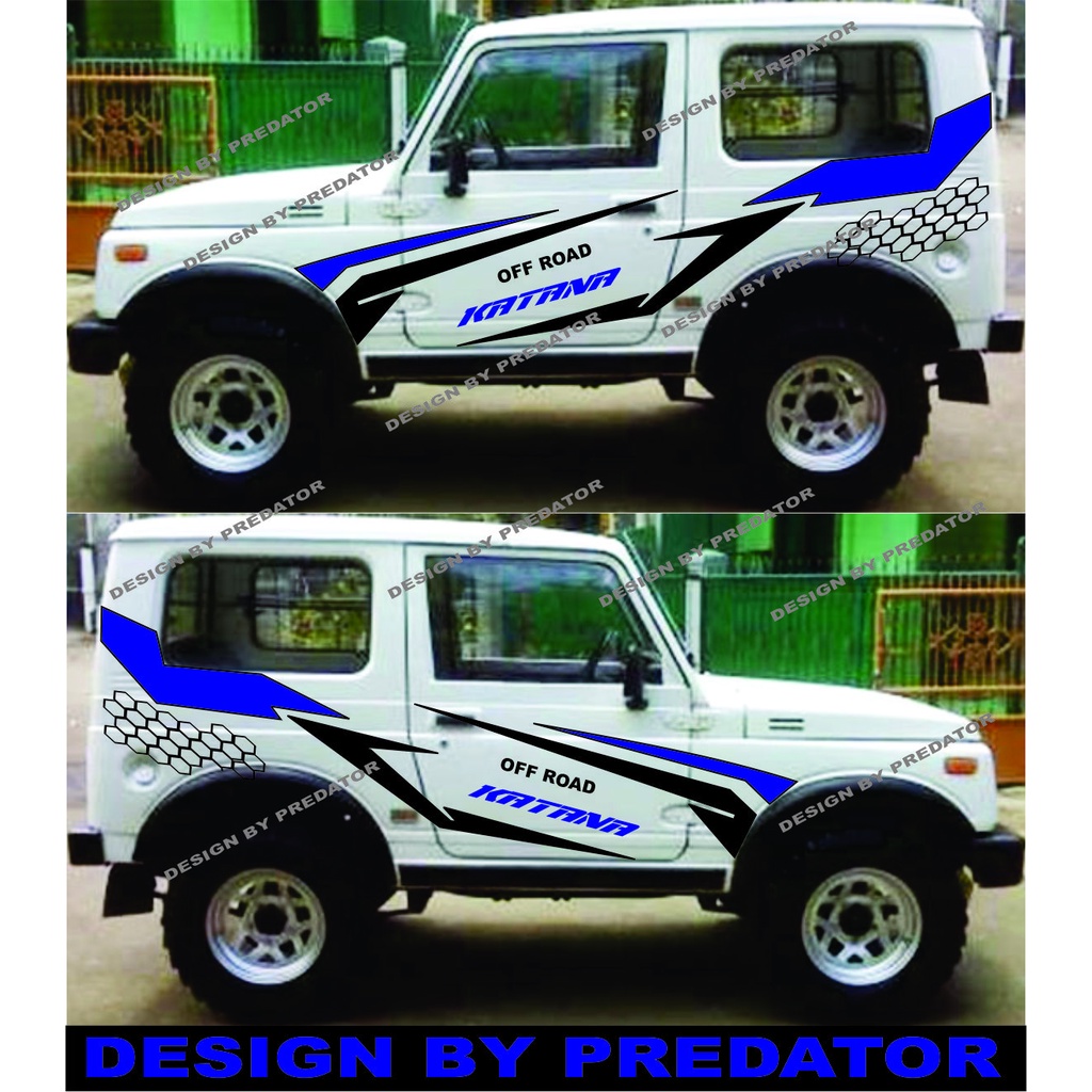 Stiker Mobil katana MY JEEP Mobil Jeep Semua Merek Katana Feroza terbaru
