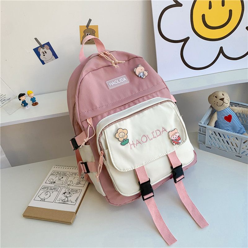 MV_Marvelouz MV804481 Tas RANSEL Remaja Wanita Canvas Ada Gantungan Boneka terbaru 1kg bisa 2 tas supplier tas import  EL 4481