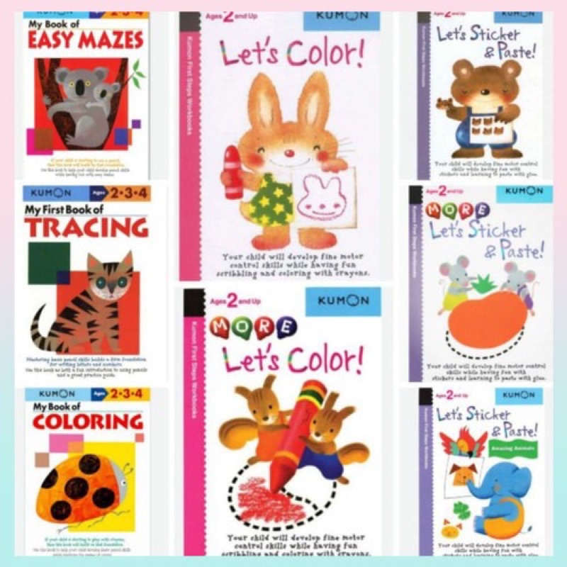 KUMON PAKET LENGKAP FULL USIA 2-8th