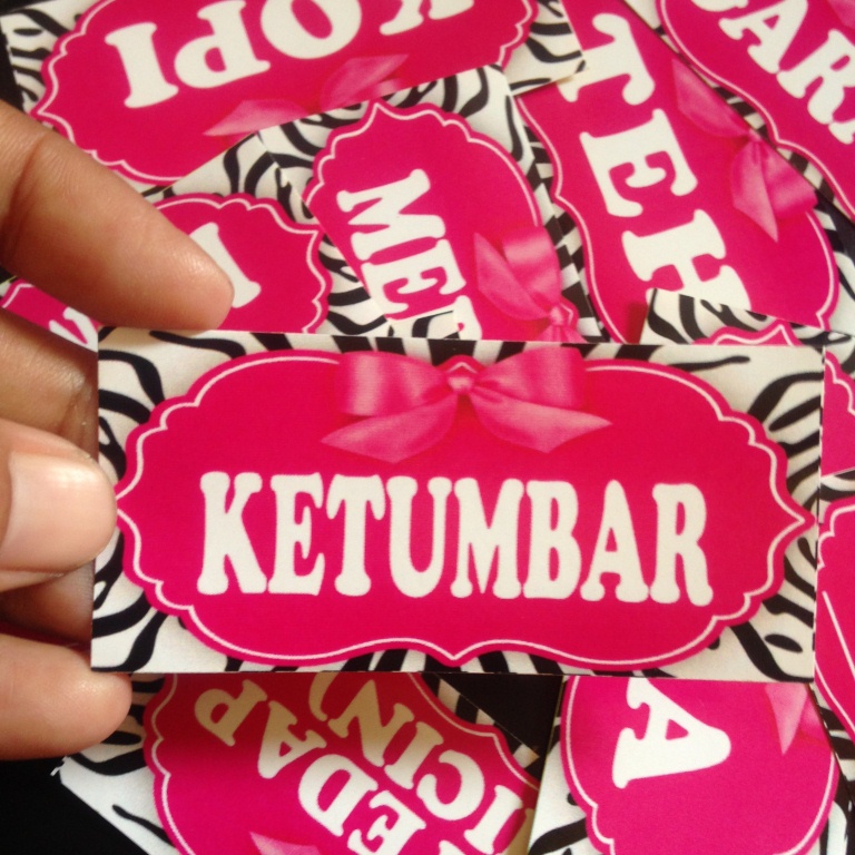 (KODE P17) STIKER BUMBU | LABEL BUMBU | STIKER BUMBU DAPUR | NAMA BUMBU | STIKER WATERPROOF | STIKER