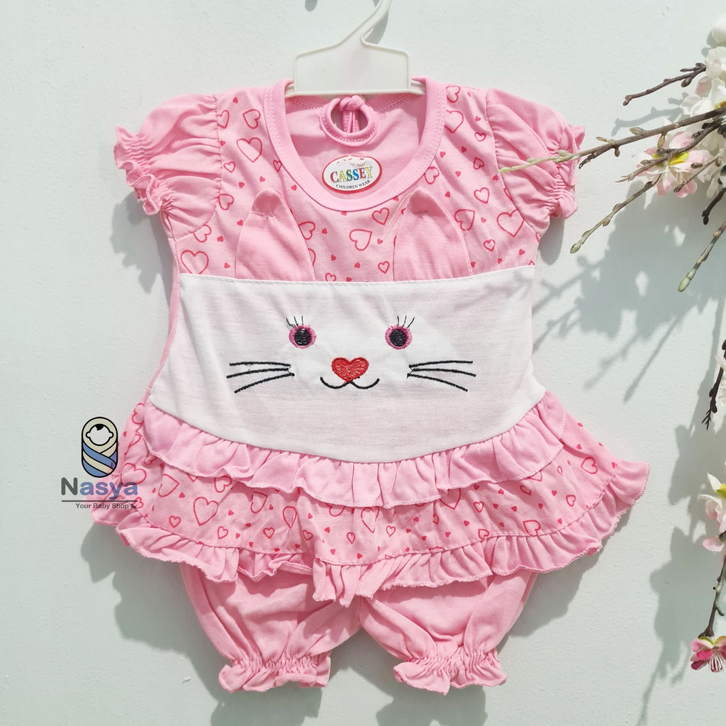 [N-092] Dress anak perempuan untuk sehari-hari (0-6 bulan)