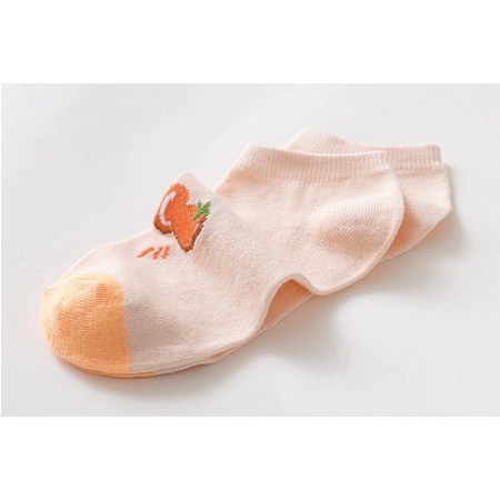 UG KS72 Kaos Kaki Wanita Motif Buah Strawberry Kaoskaki Kotak Fashion Korea Women Sock Import