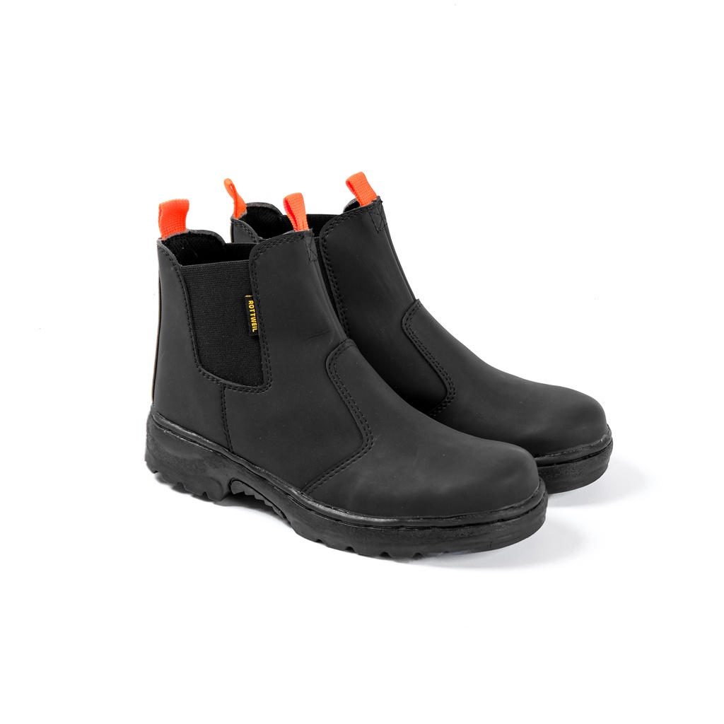 Sepatu Safety Pria Boots Ujung Besi Sepatu Safty But Hiking Proyek Kerja Lapangan Touring Outdoor Anti Slip Robweld