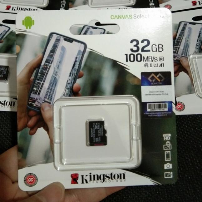 MEMORY MICRO SD KINGSTON ORIGINAL 128/64/32GB CANVAS SELECT PLUS 32 GB - 32 gb