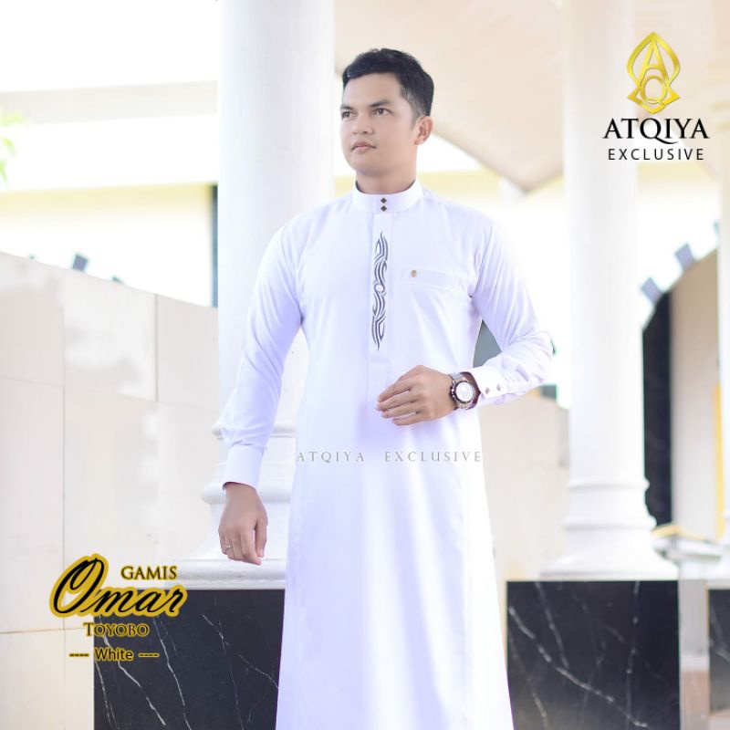 Gamis Omar by Atqiya Exclusive / Jubah / Gamis Pria / Busana Muslim