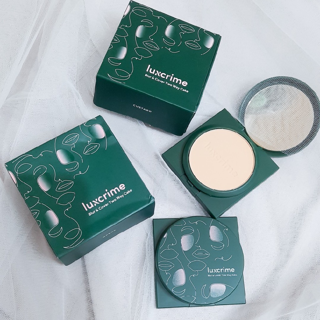 Luxcrime Buttercream Two Way Cake Luxcrime Blur & Cover Two Way Cake Limited Edition In Buttercream 