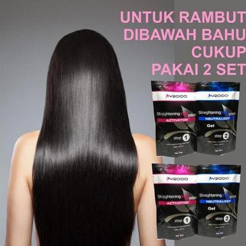 pelurus rambut tanpa catok
