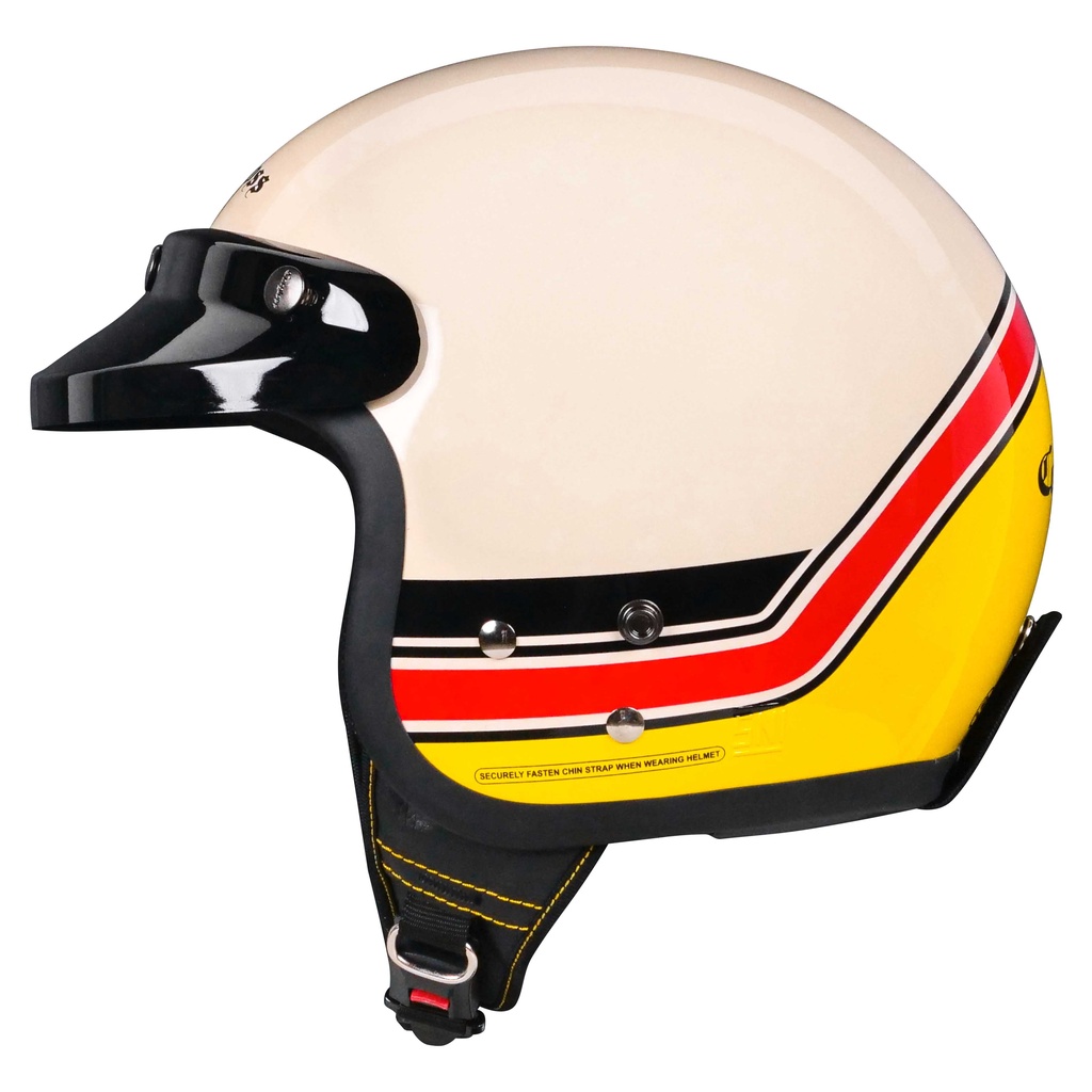 Helm Cargloss Retro CFM Vintage - Avorio Naide