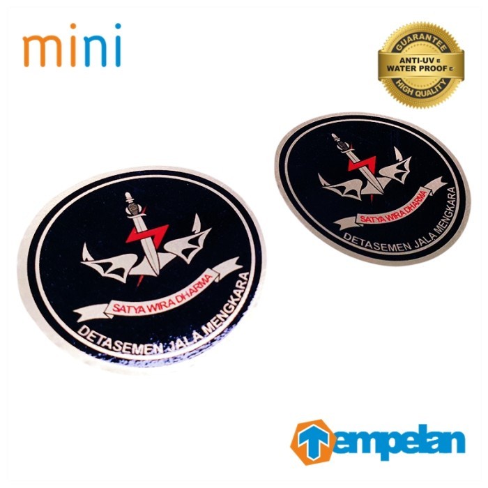 STIKER MINI PREMIUM DENJAKA TNI AL
