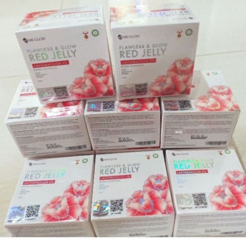 MS GLOW New flawless glow red jelly