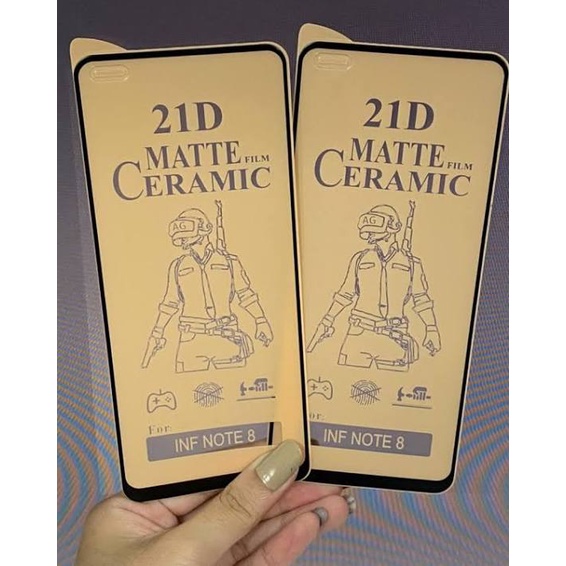 Tempered glass Full Infinix Note 8 X692 Tg Ceramic Matte Infinix X 692