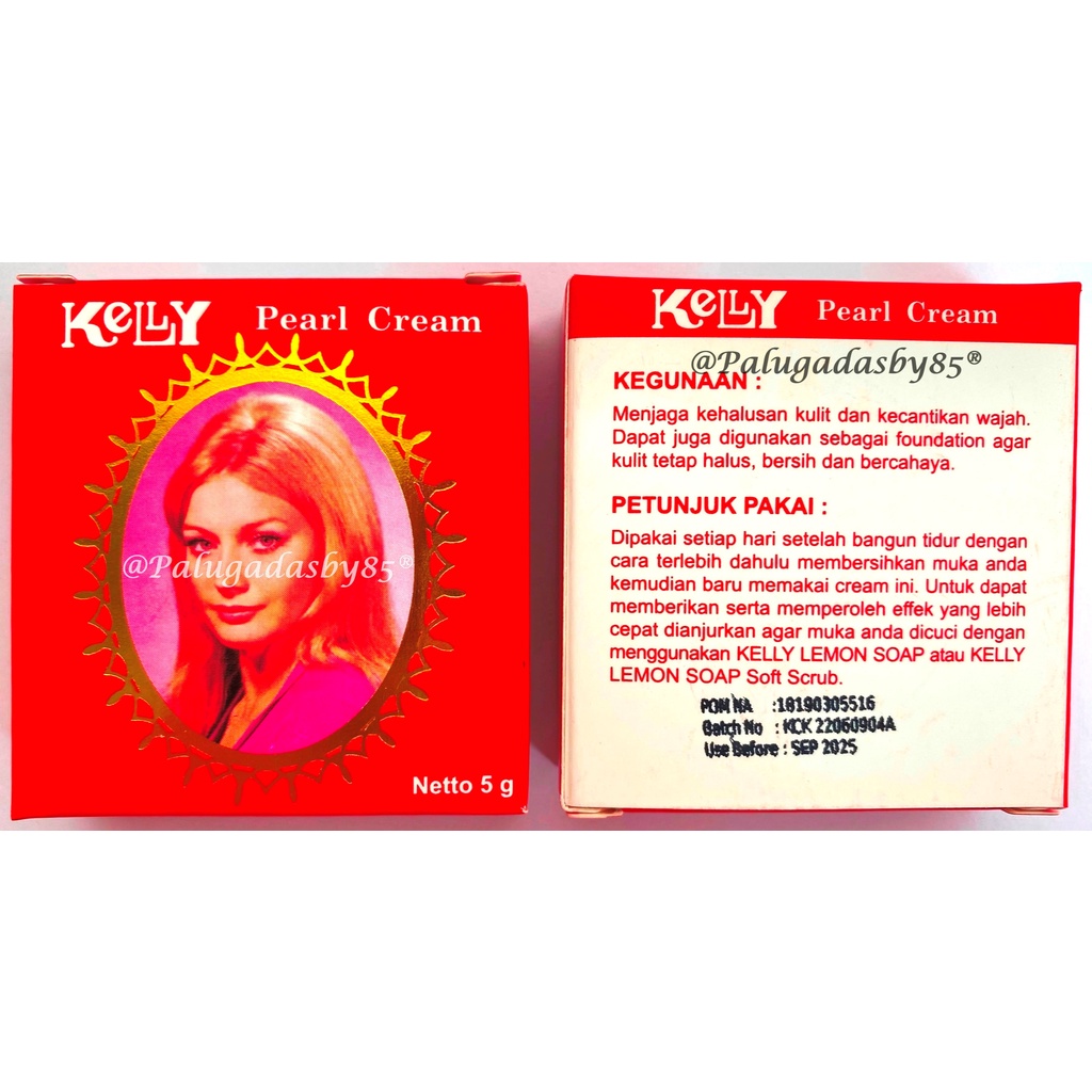 (1 Biji) GROSIR KELLY Pearl Cream 5gr / Pearl Cream Kelly / Pearl Cream Keli / Pearl Cream Kely